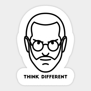 Steve Jobs Think different Sticker